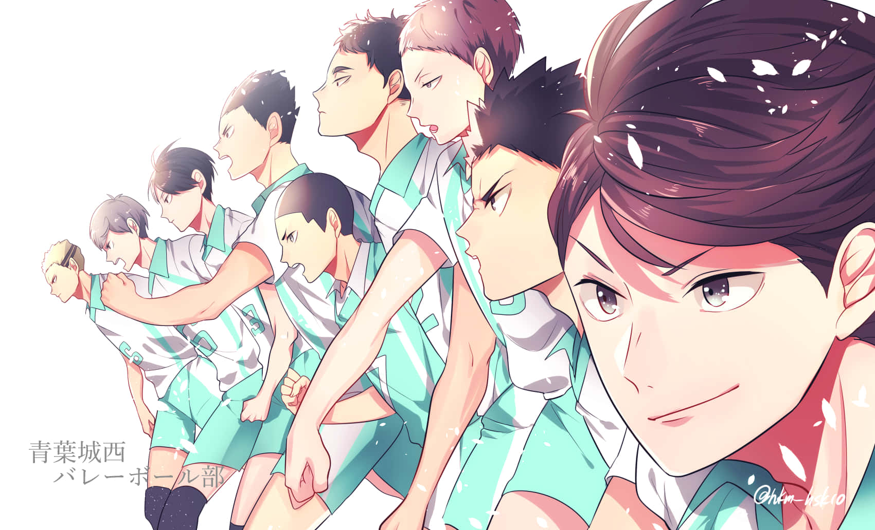 Aoba Johsai Volleyball Team Wallpaper