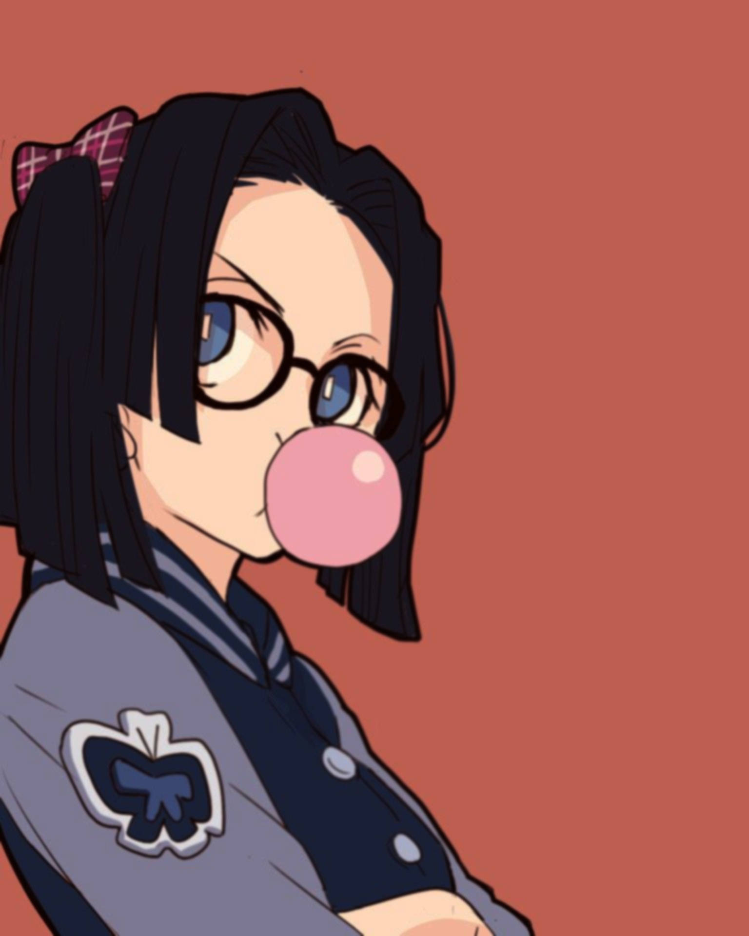 Aoi Kanzaki Bubble Gum Konst Wallpaper