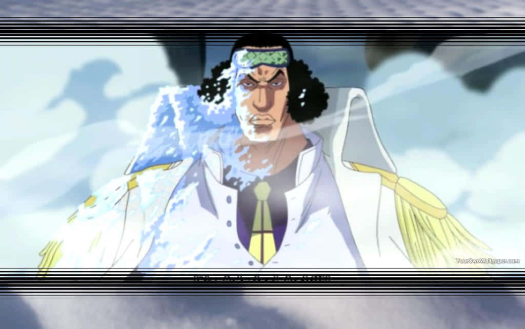 Aokiji,el Almirante De Hielo Desata Su Poder. Fondo de pantalla