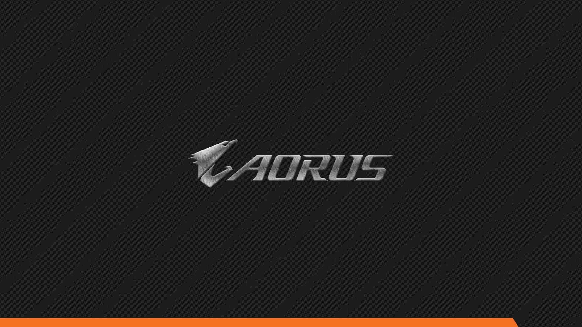 Aorus Brand Logoon Black Background Wallpaper