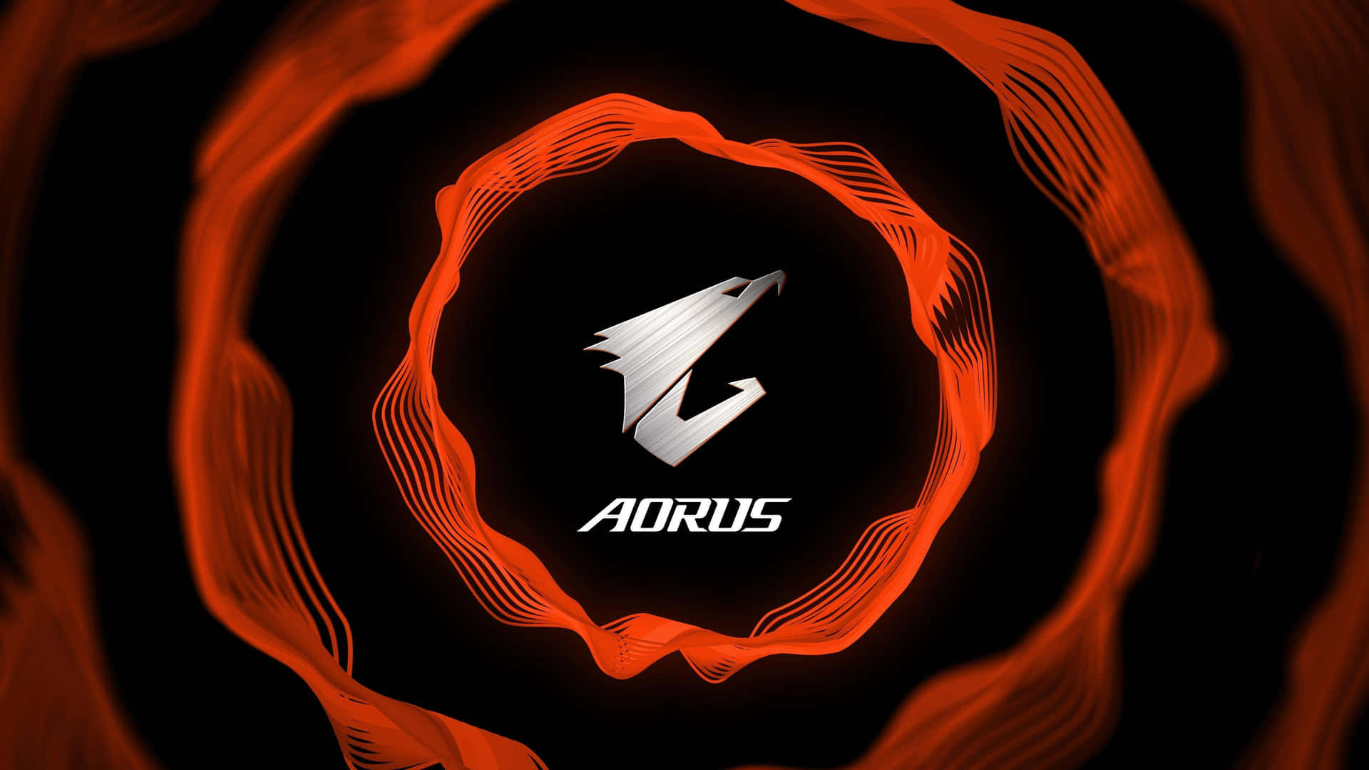 Aorus Logo Abstract Design Wallpaper