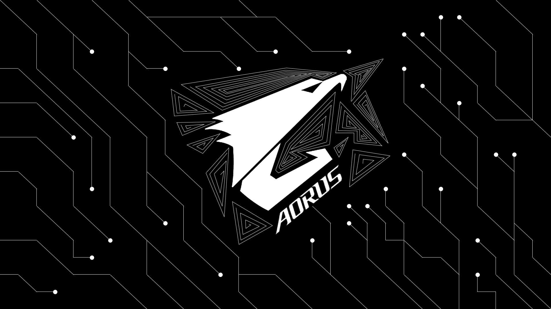 Aorus Logo Black Background Wallpaper