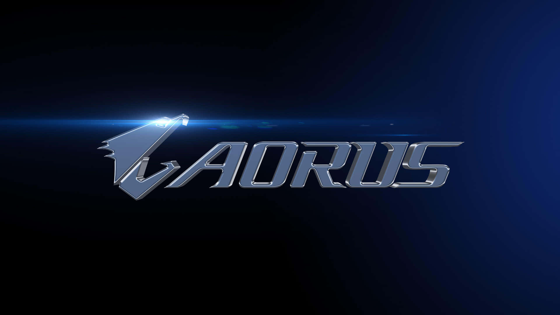 Aorus Logo Branding Dark Background Wallpaper