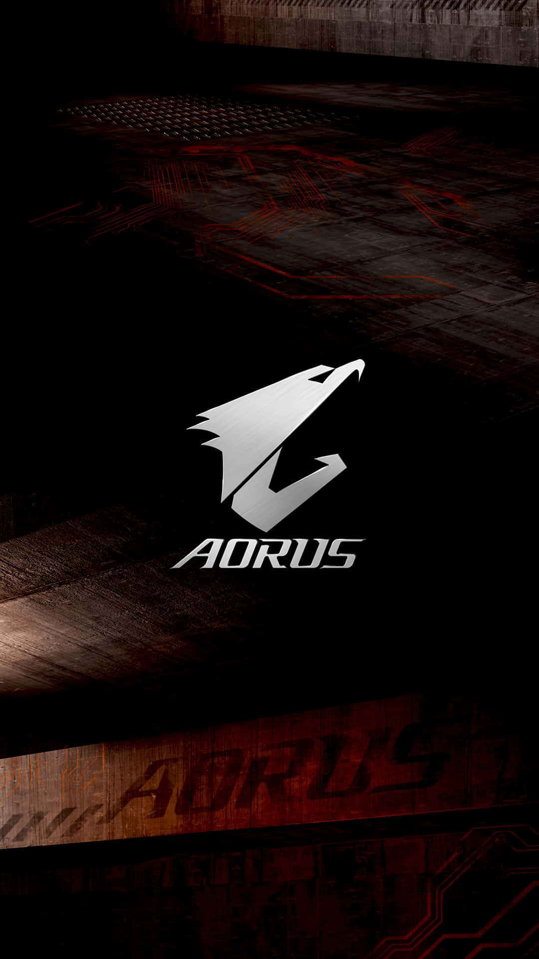 Aorus Logo Dark Background Wallpaper