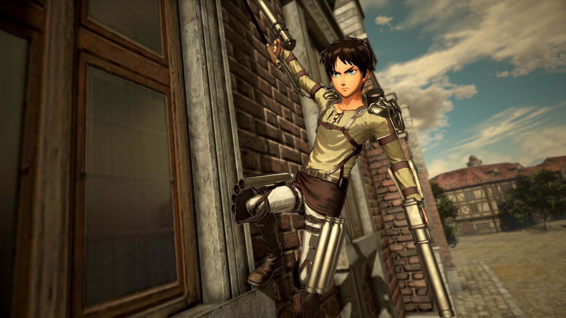 Join Eren Yeager in the Final Battle of Attack on Titan 2 Wallpaper
