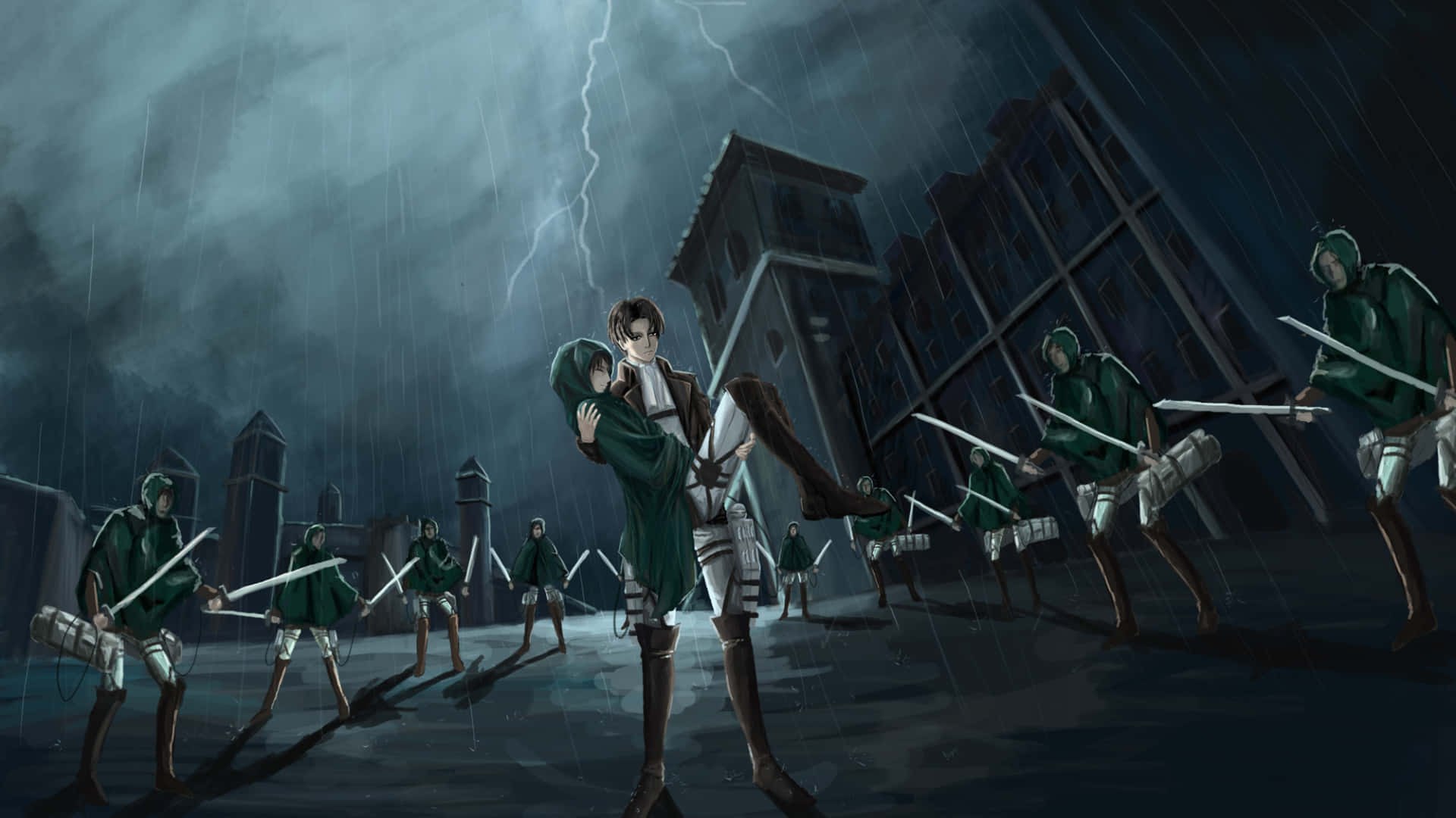 Attack on Titan - Titans on the move