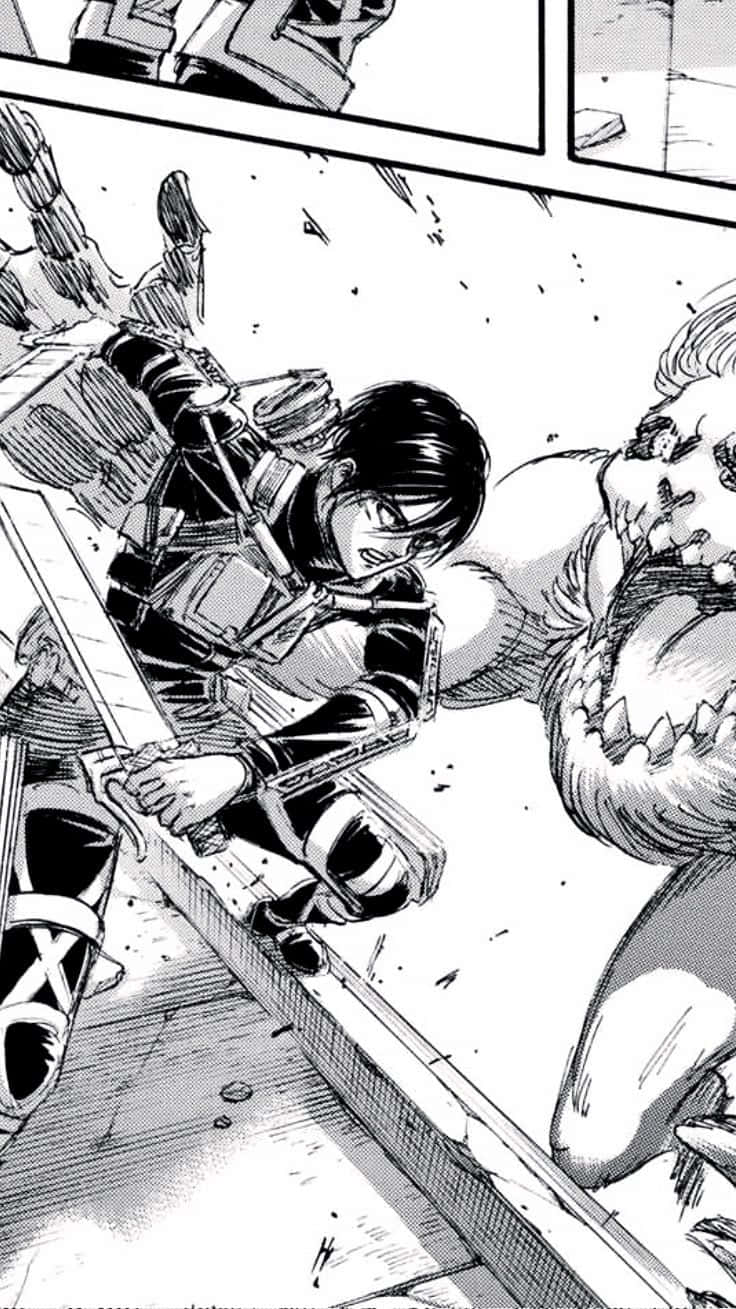 mikasa attack on titan manga