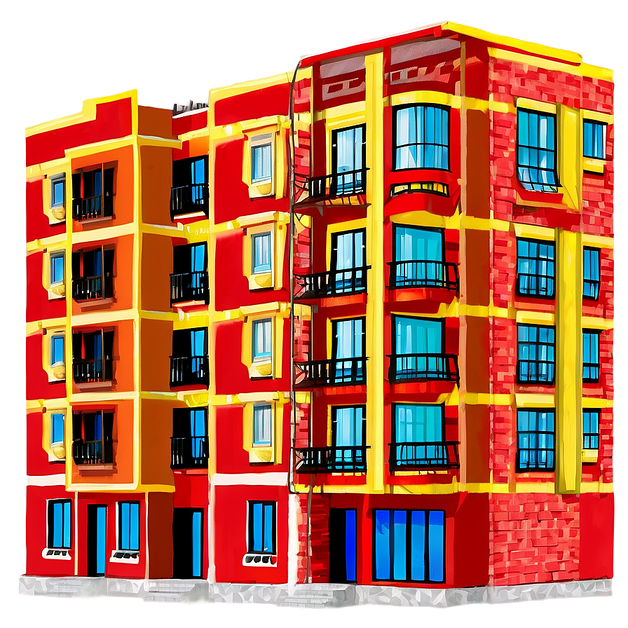 Download Apartment Building Exterior Png Tvn72 | Wallpapers.com