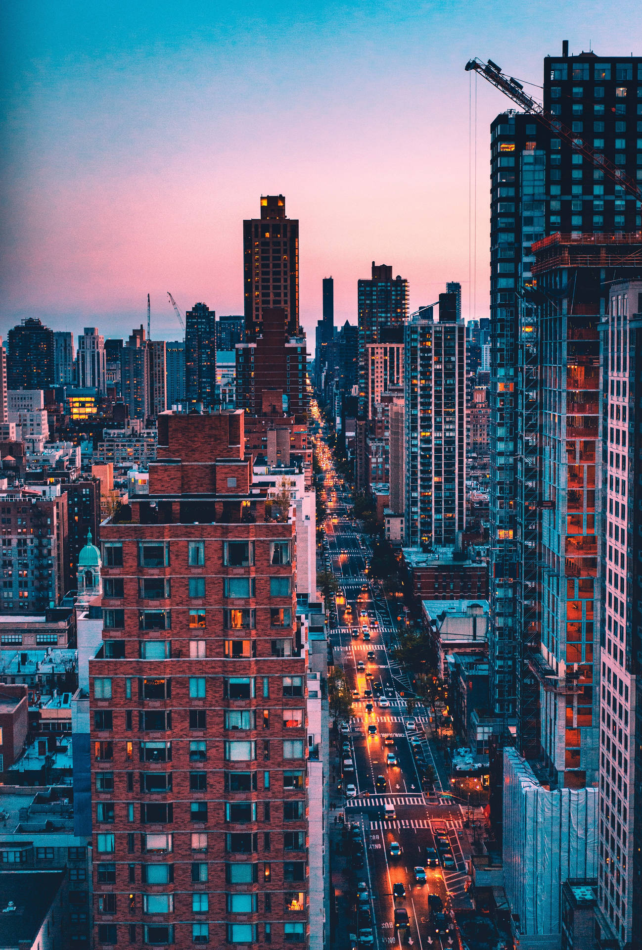 Lejlighedskomplekser I New York Iphone Wallpaper