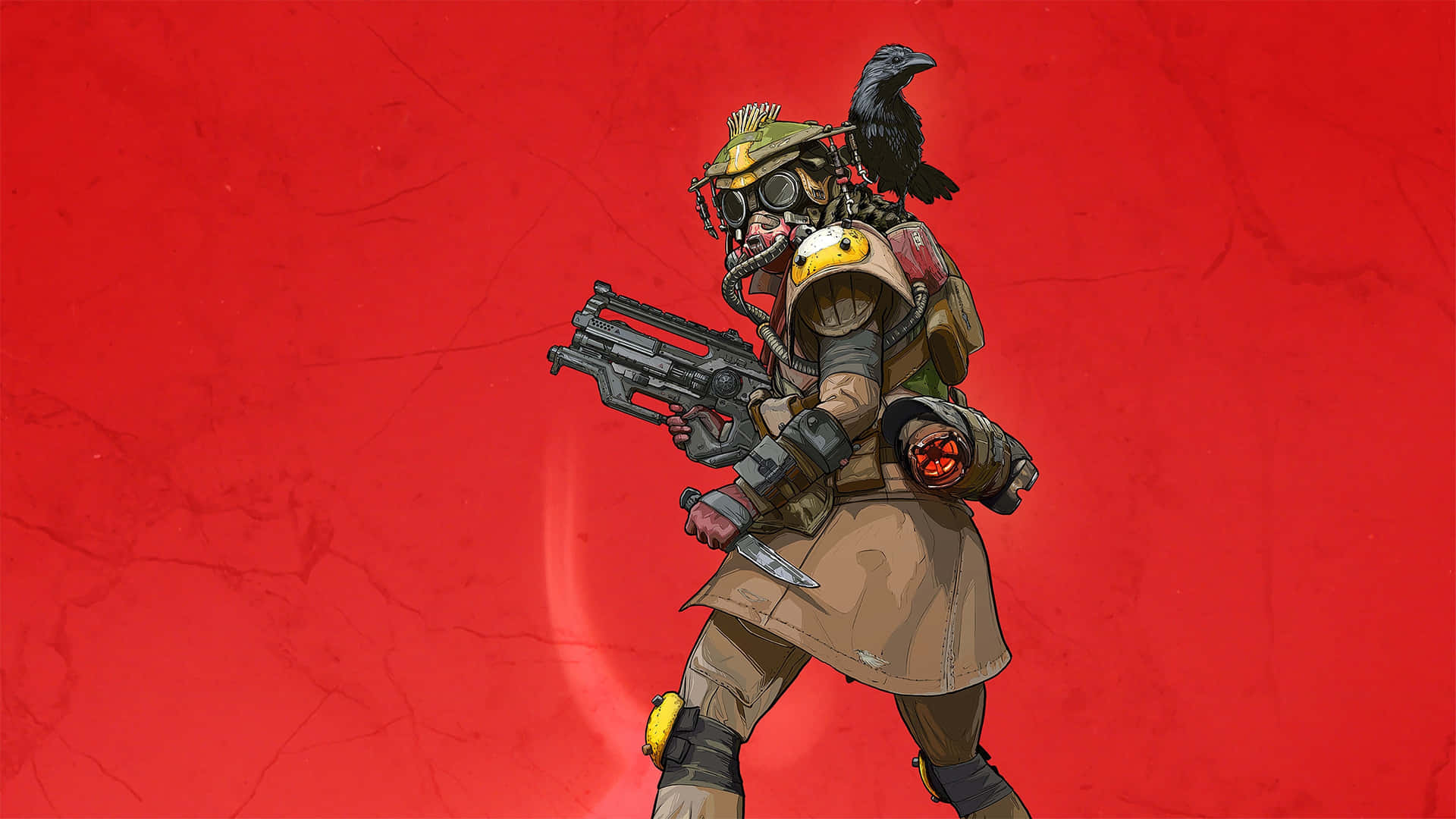 Be a champion with Bloodhound in Apex Legends Wallpaper