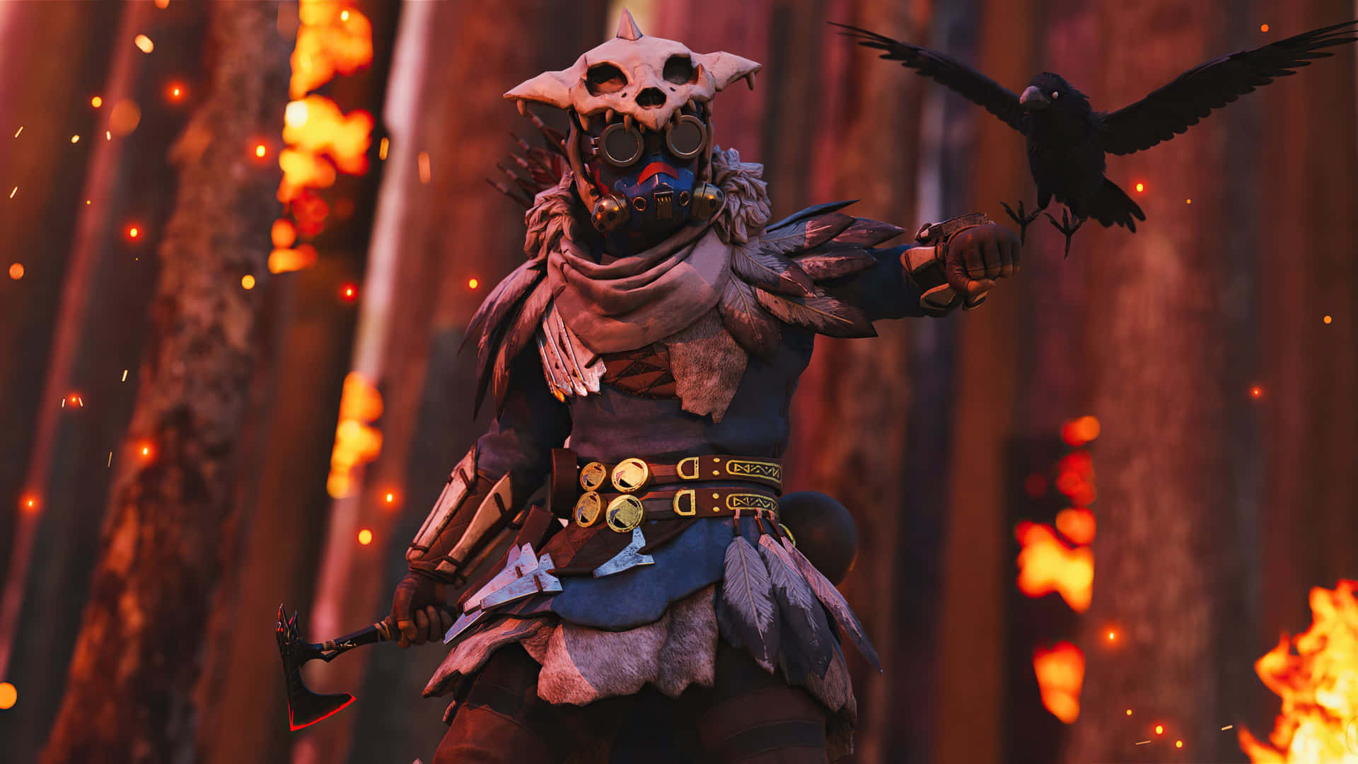 Master Your Tactics with Bloodhound in Apex Legends" Wallpaper