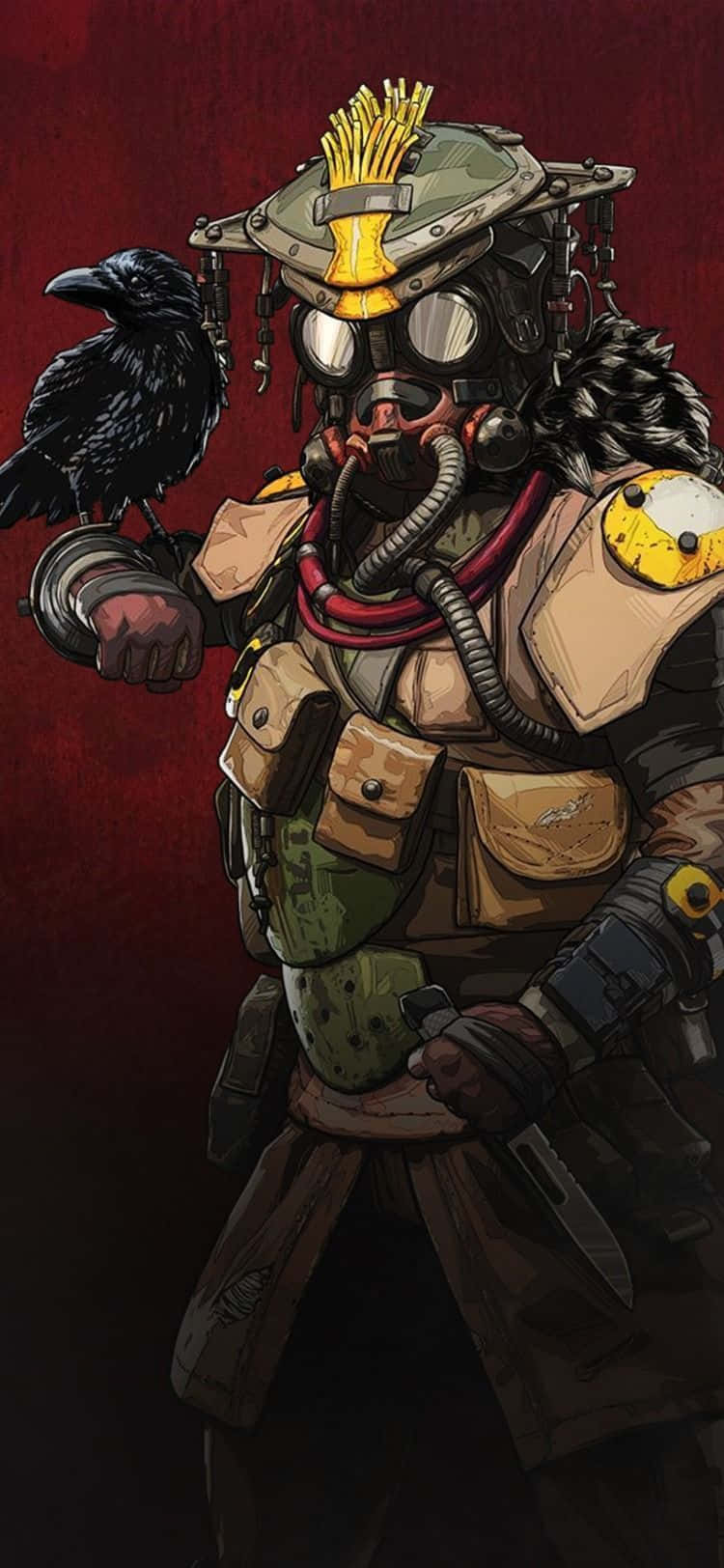 Take your enemies to task with Apex Legends Bloodhound Wallpaper