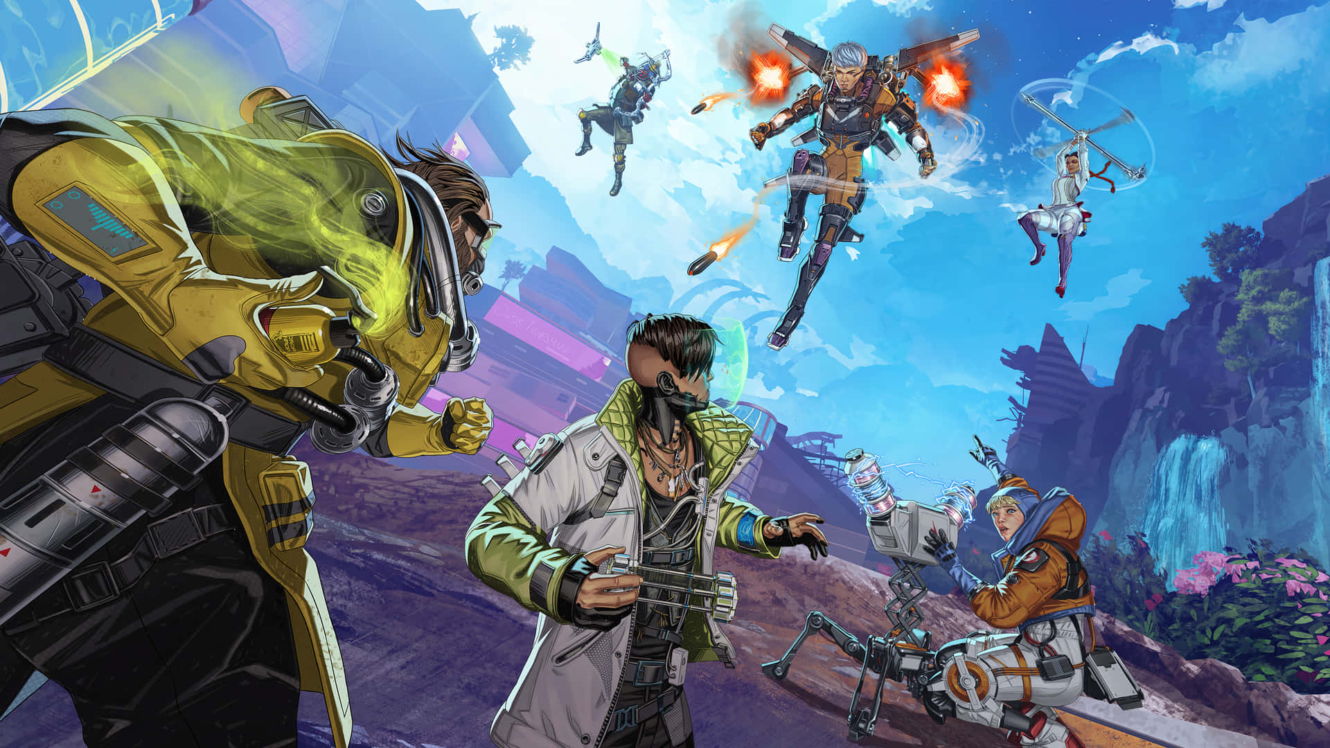 Apex Legends Characters - The Ultimate Teammates Wallpaper