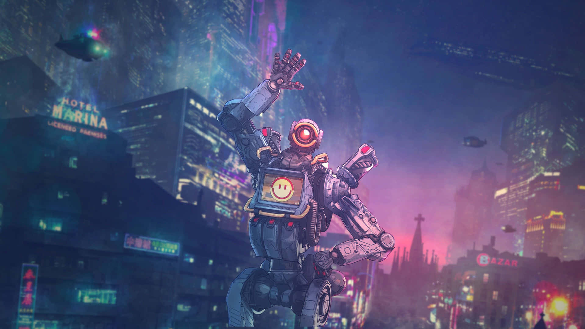 Cyberpunk Apex Legends Computer Wallpaper