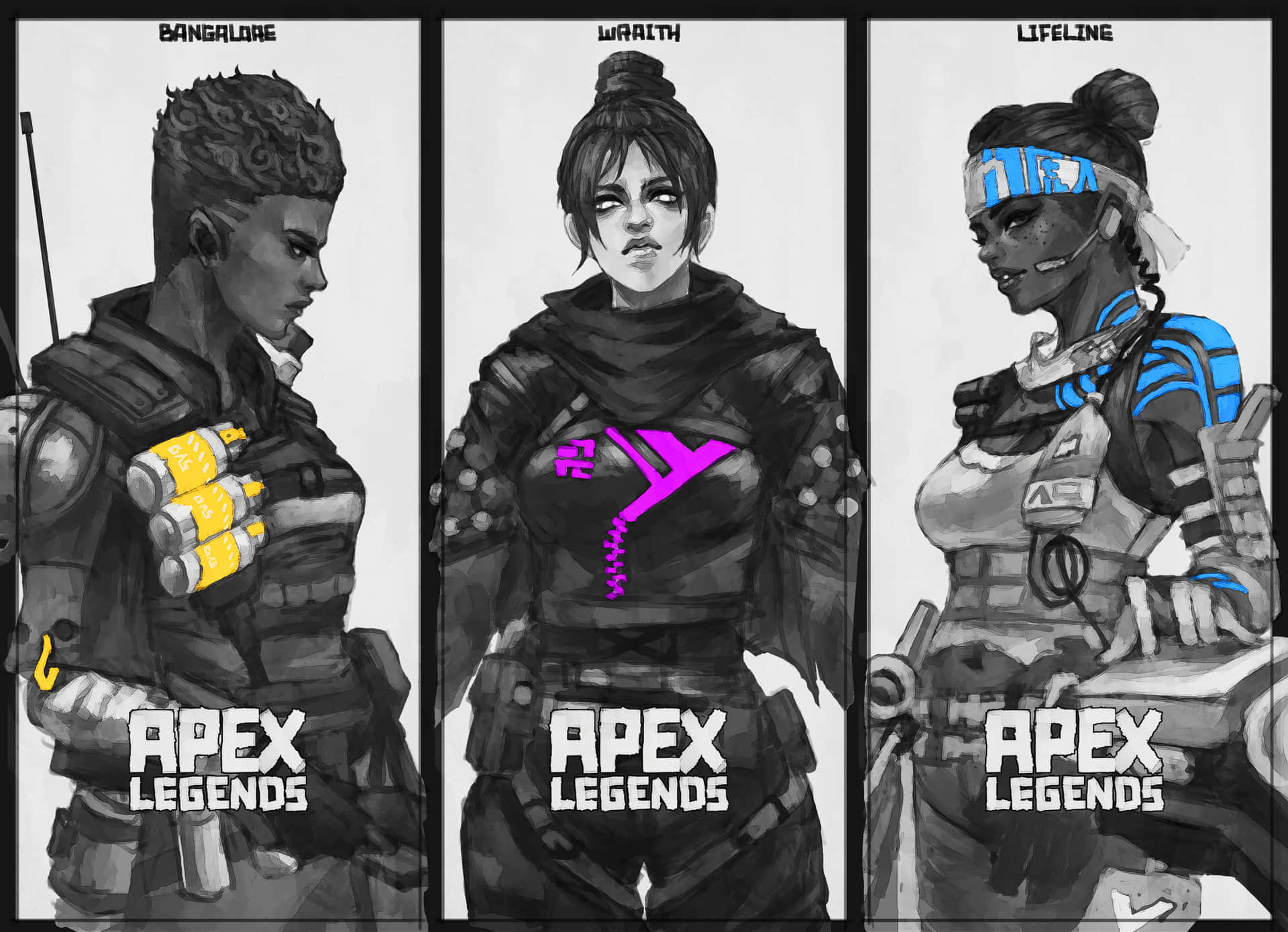 Apex Legends Characters Computer Wallpaper