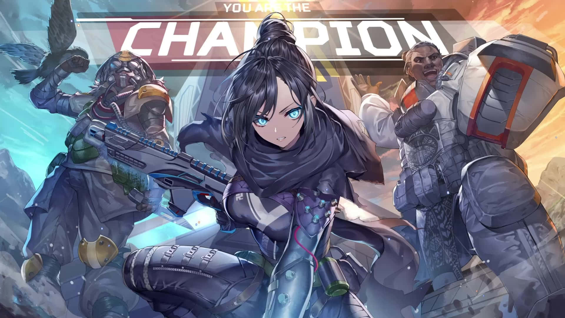 Crash Into the World of Apex Legends on Your Computer Wallpaper