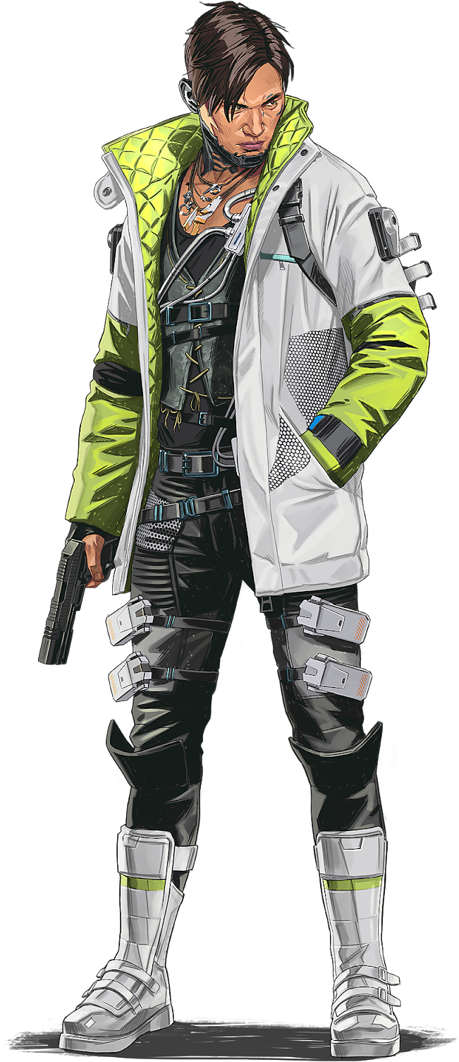 Apex Legends Crypto Character Artwork PNG