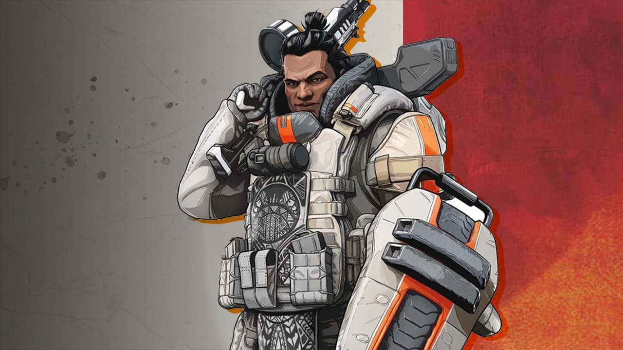 Apex Legends Gibraltar Personage Kunstwerk Achtergrond