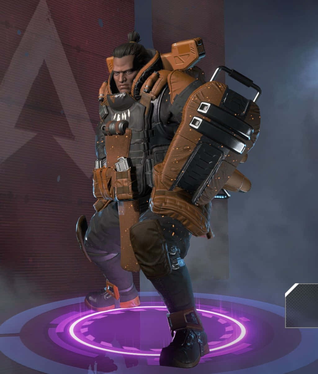 Apex Legends Gibraltar Personage Pose Achtergrond