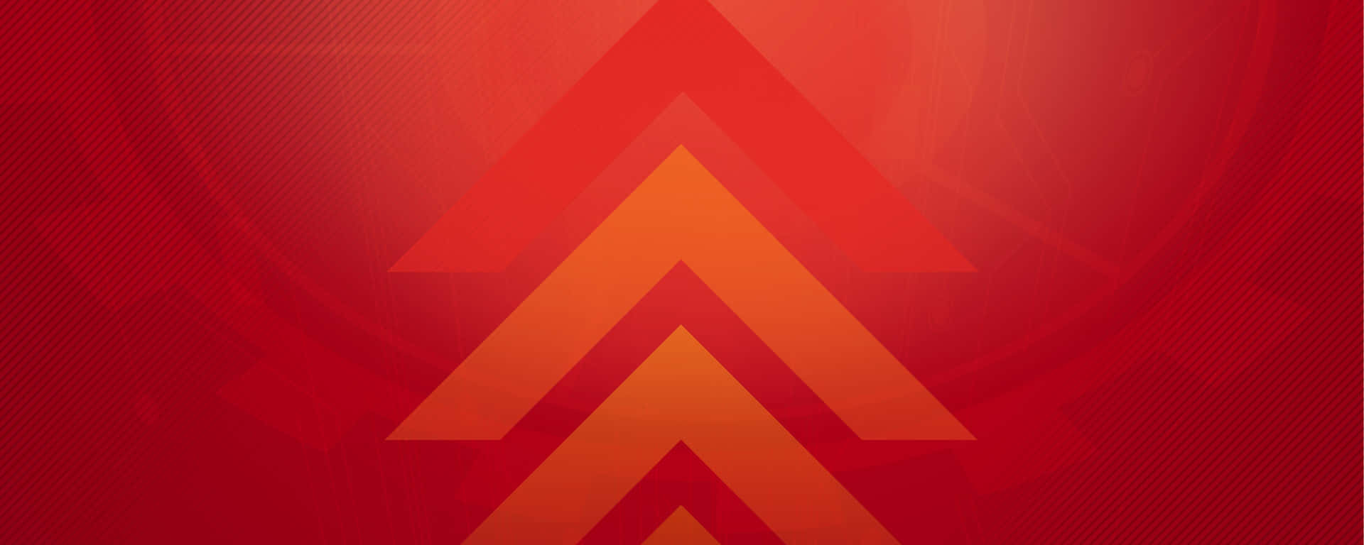 A Red And Orange Arrow Logo Wallpaper