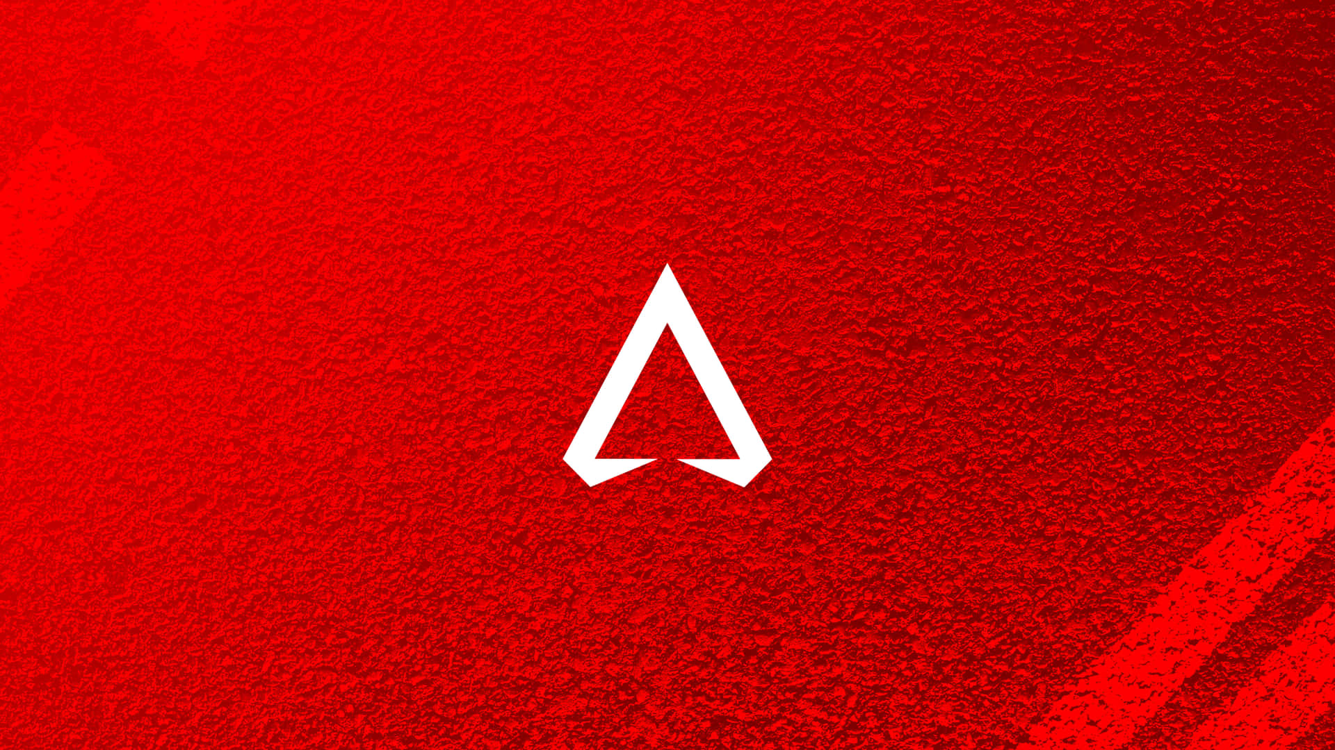 White Apex Legends Logo On Red Wallpaper