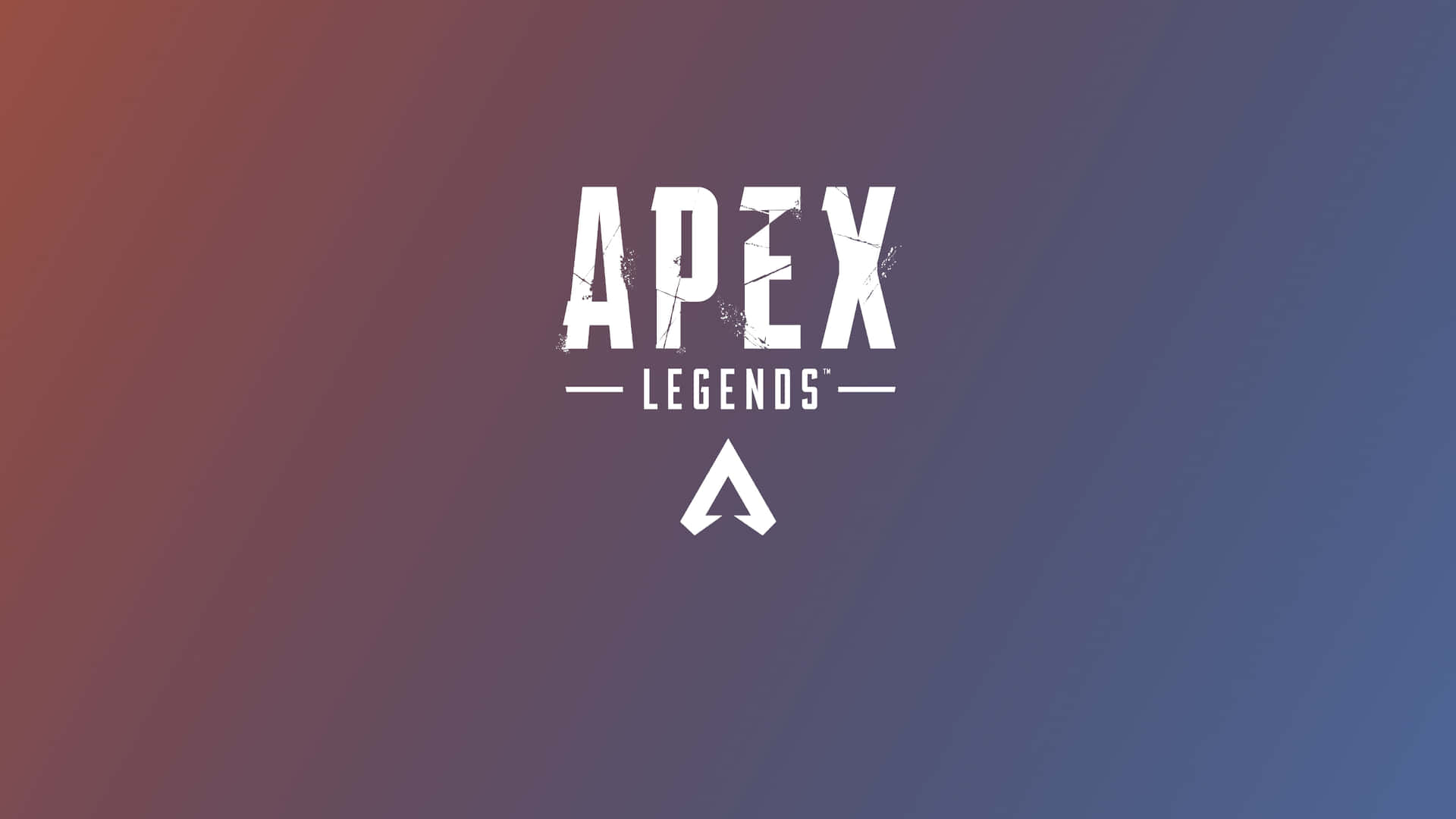 White Apex Legends Logo With Text Wallpaper