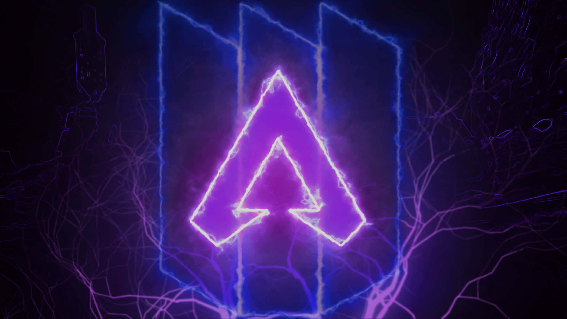 Purple Lightning Apex Legends Logo Wallpaper