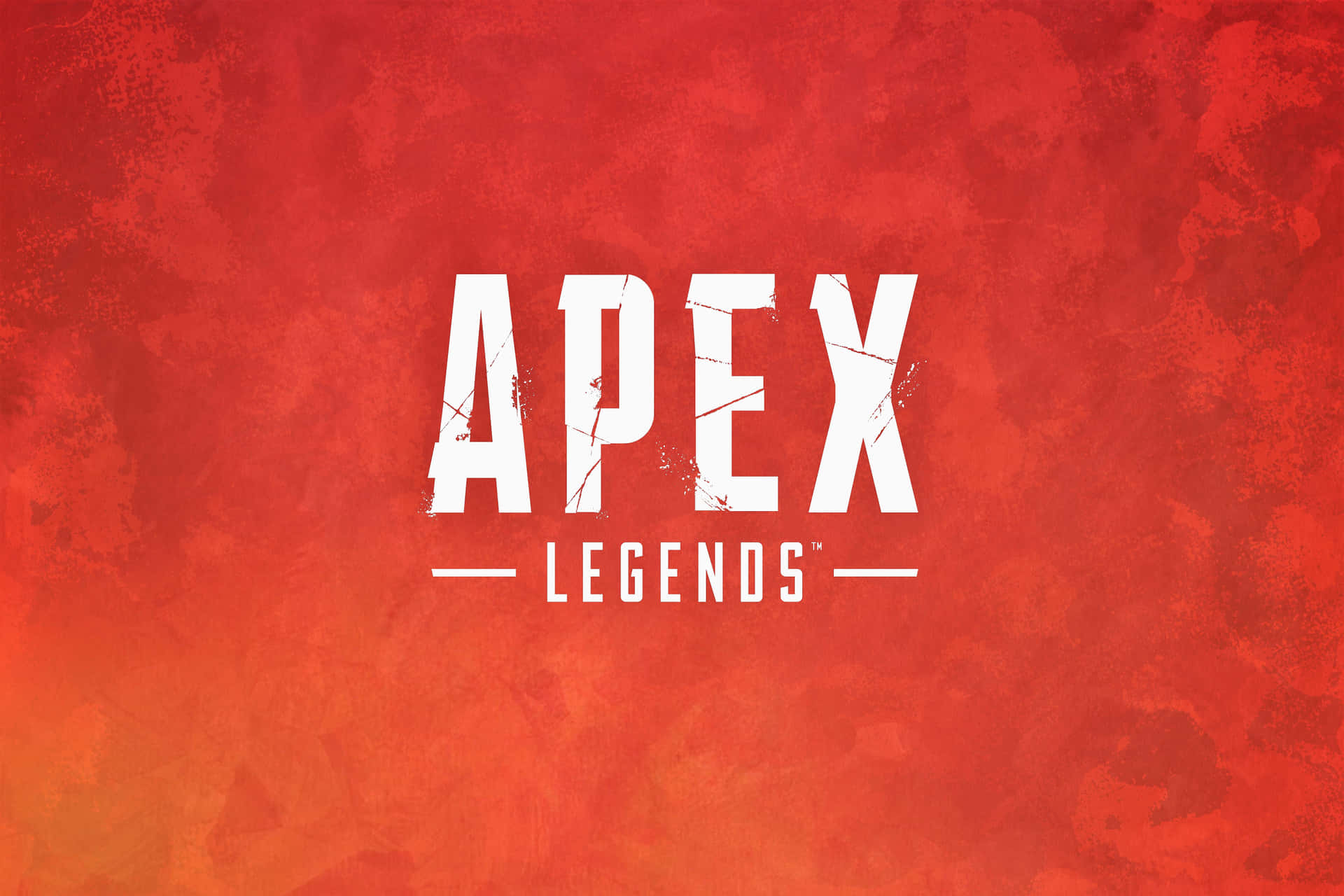 Apex Legends Logo Røg Rød Lærred Tapet Wallpaper