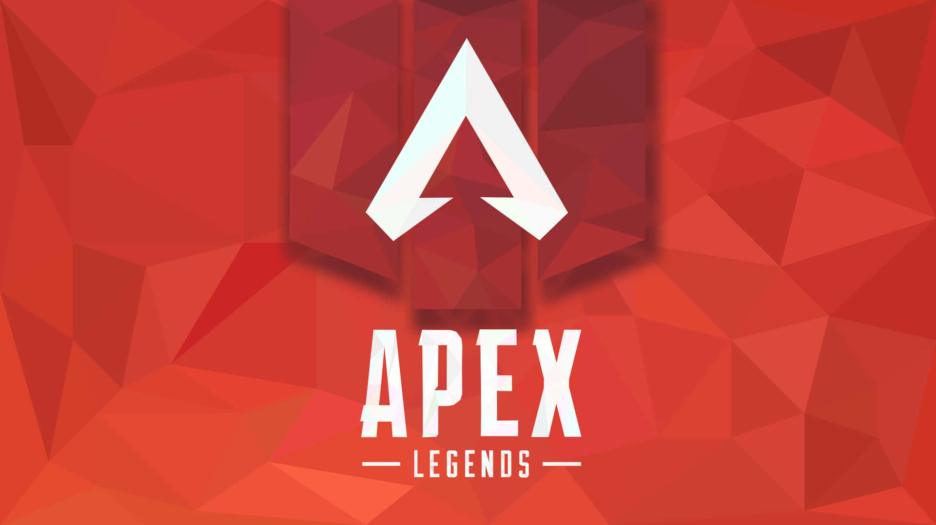 White Apex Legends Logo And Text Wallpaper