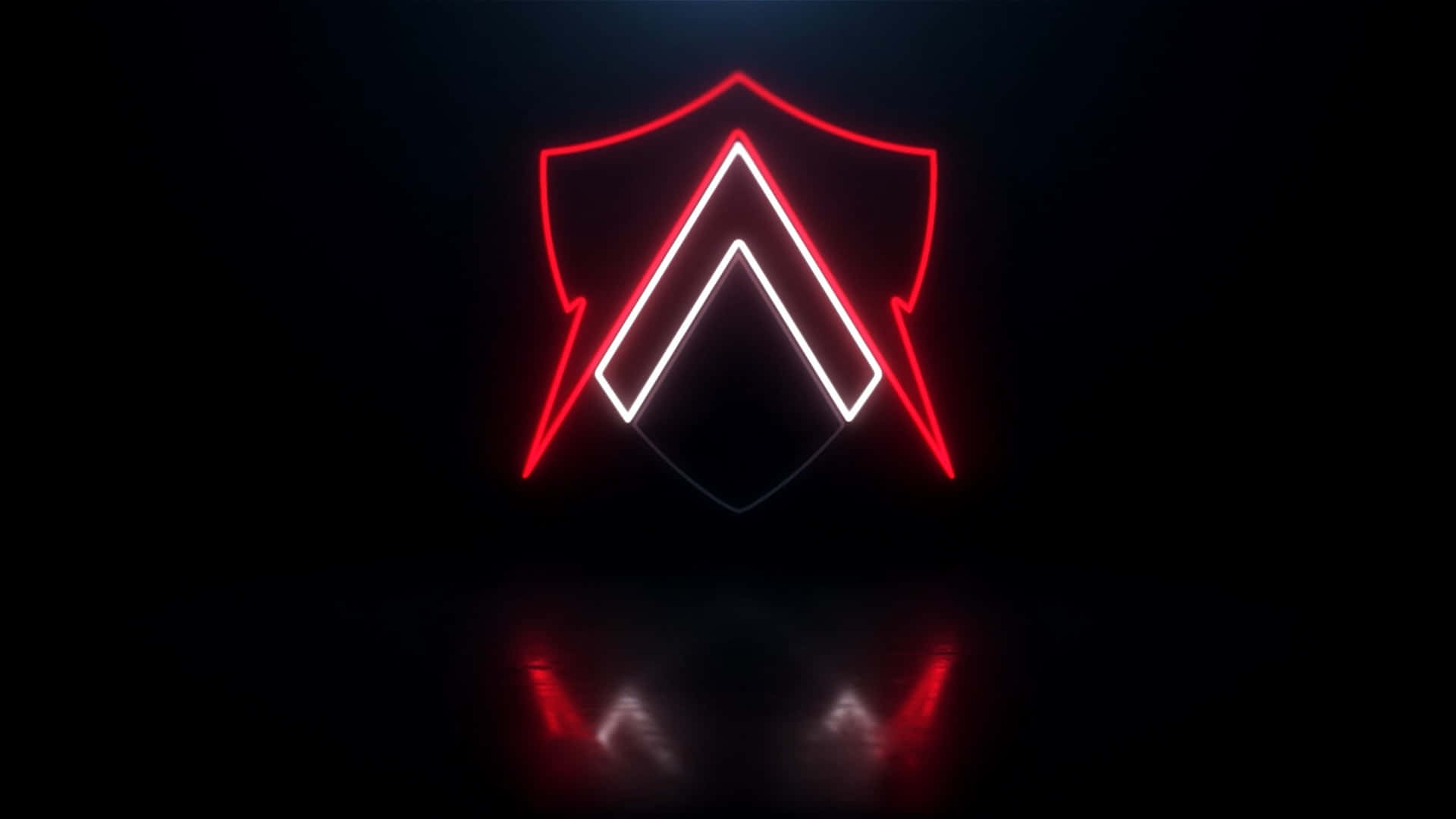 White And Red Apex Legends Logo Wallpaper