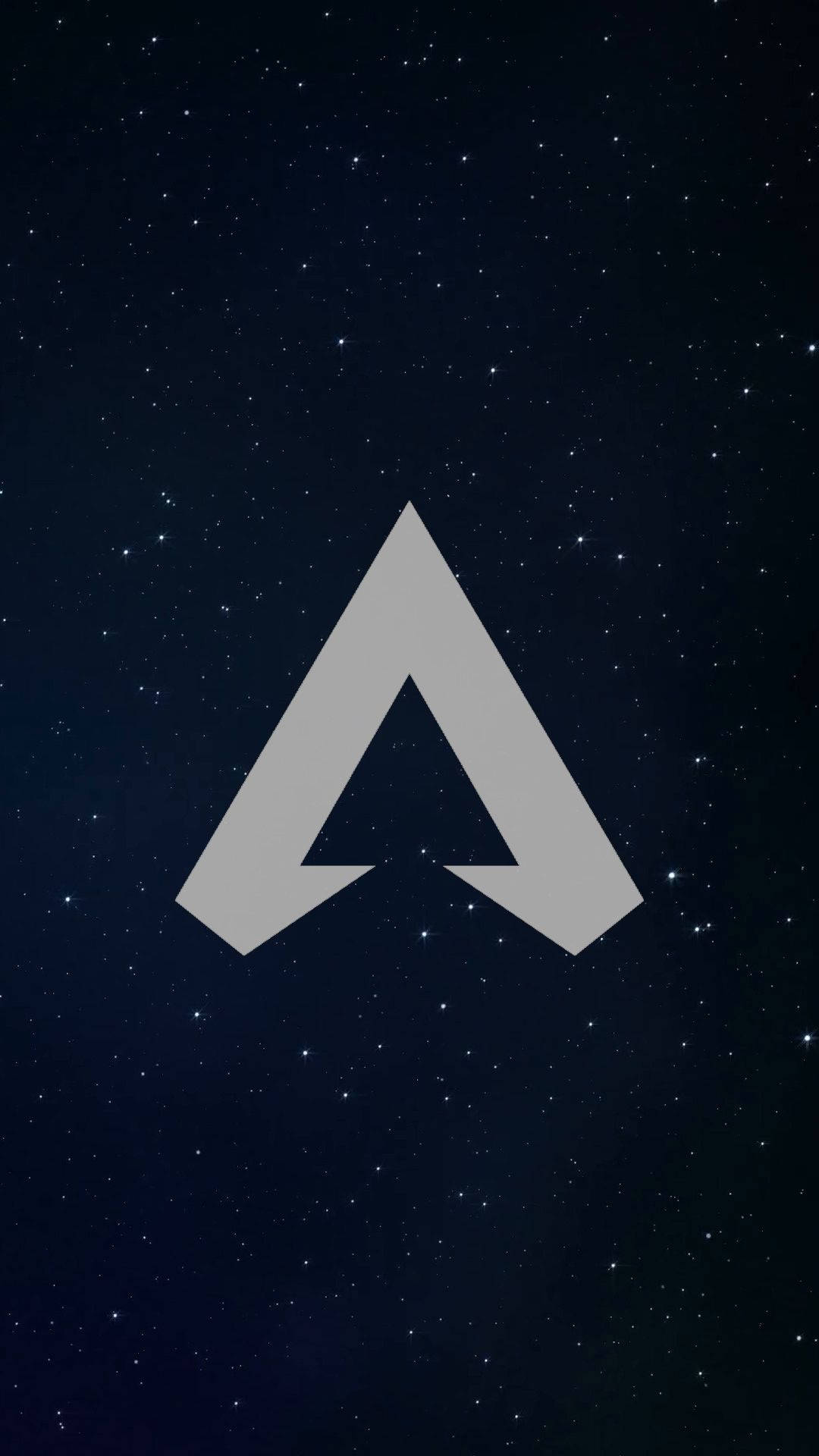 A White Arrow With A Star Background Wallpaper
