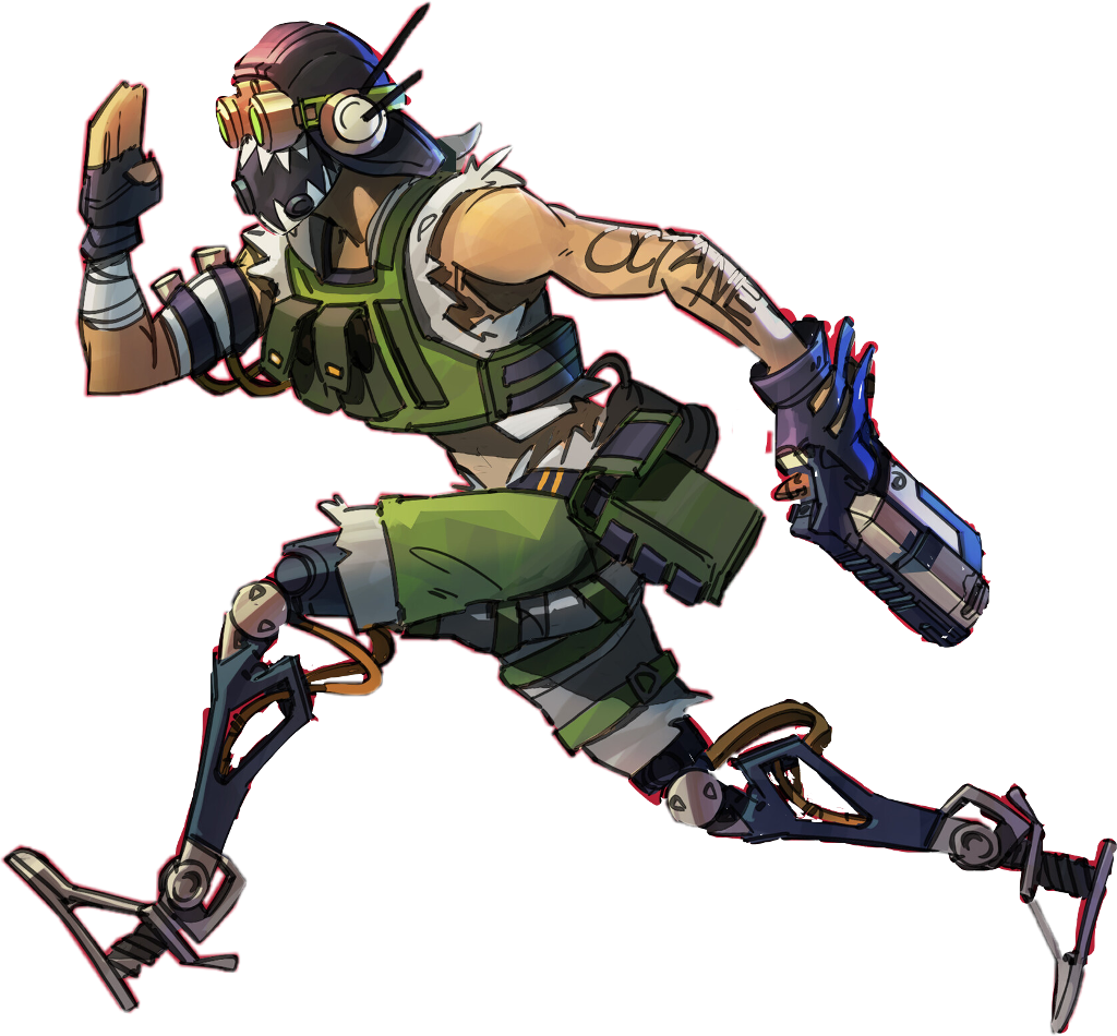 Apex Legends Octane Action Pose PNG