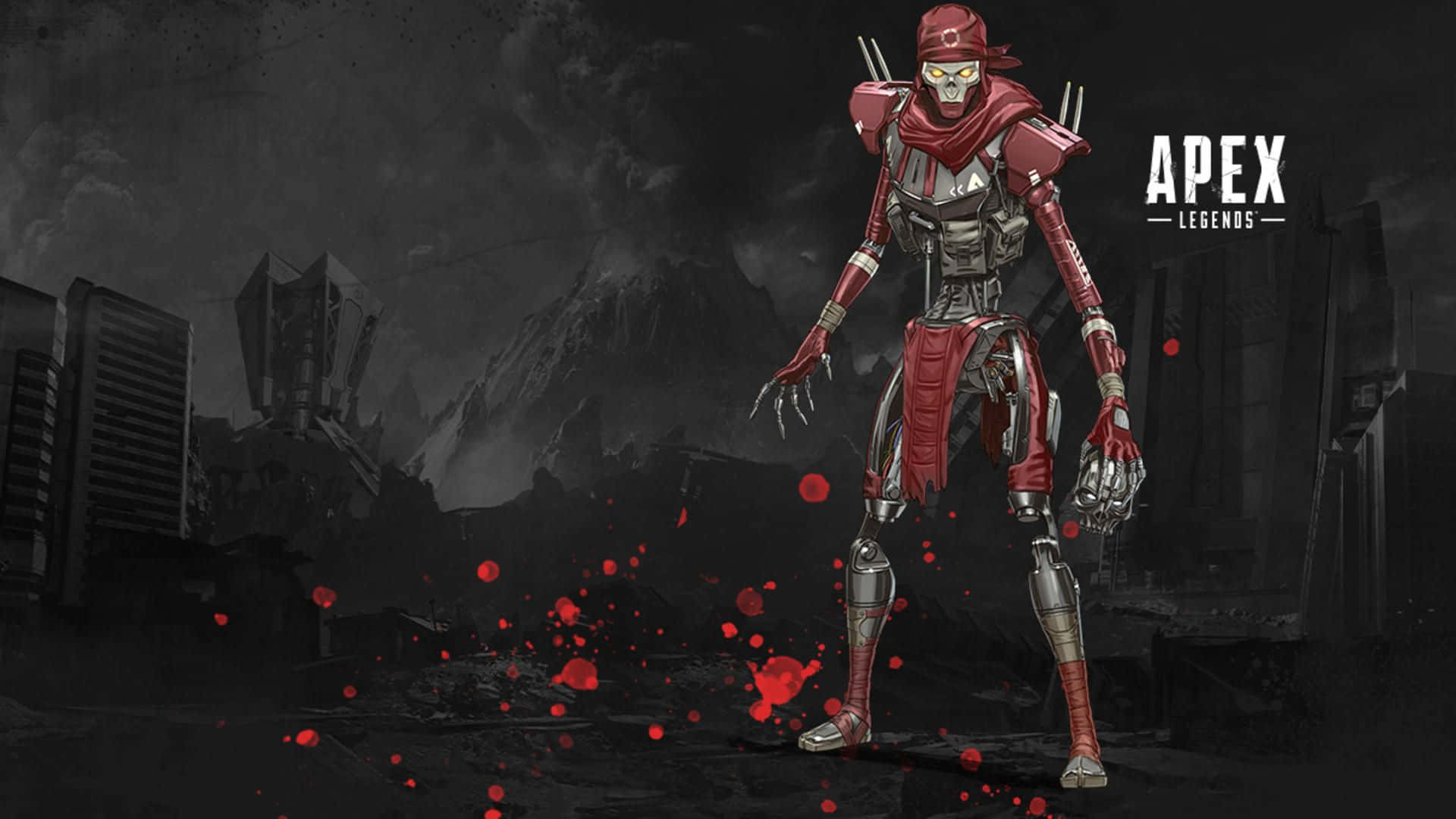 Apex Legends Revenant Red Robotic Skeleton Entity Wallpaper