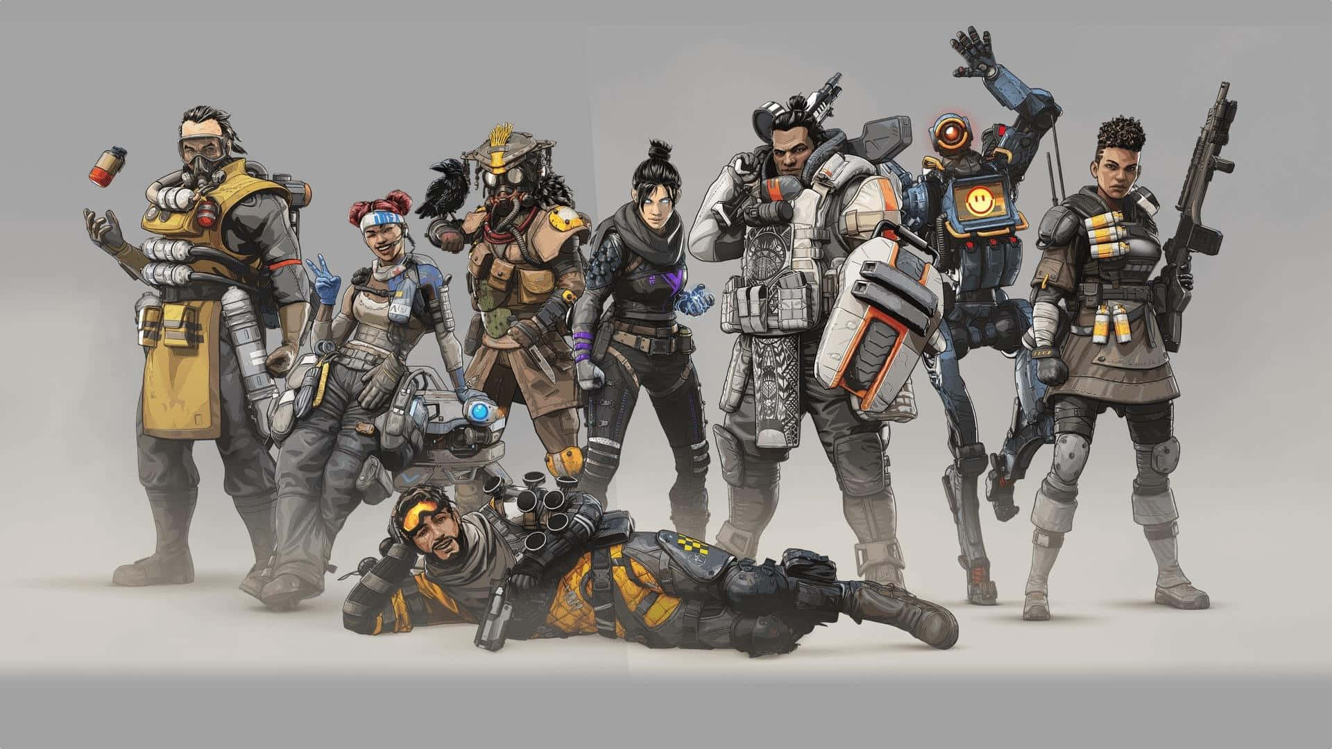 Apex Legends Season 2 Squad On Mission Wallpaper