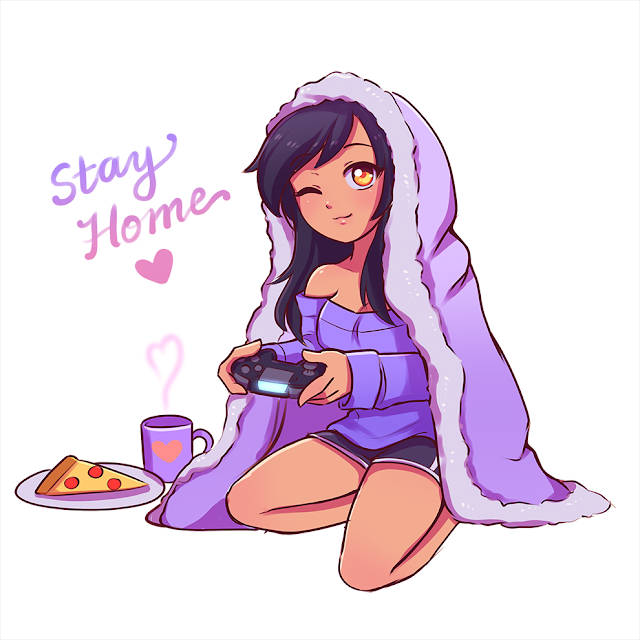 Aphmau Stay At Home Wallpaper