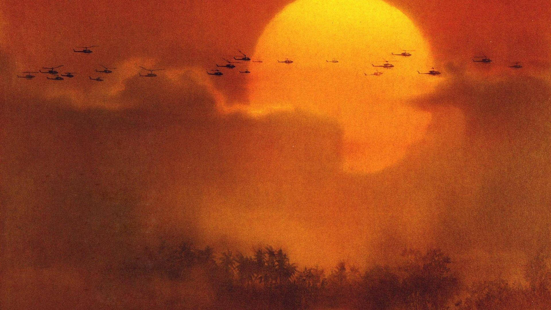 Apocalypsenow Orange Sky - Apokalyps Nu Orange Himmel. Wallpaper