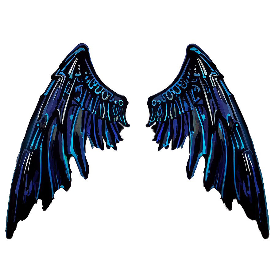 Apocalyptic Demon Wings Png Irk36 PNG