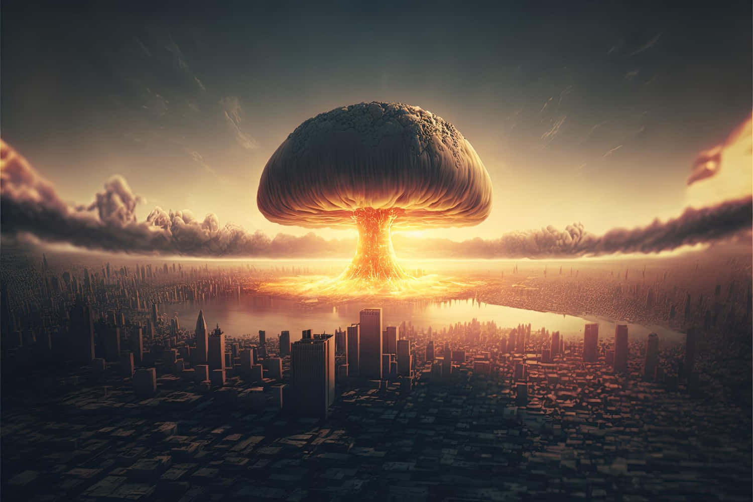 Apocalyptic_ Nuclear_ Explosion_ Artwork Wallpaper