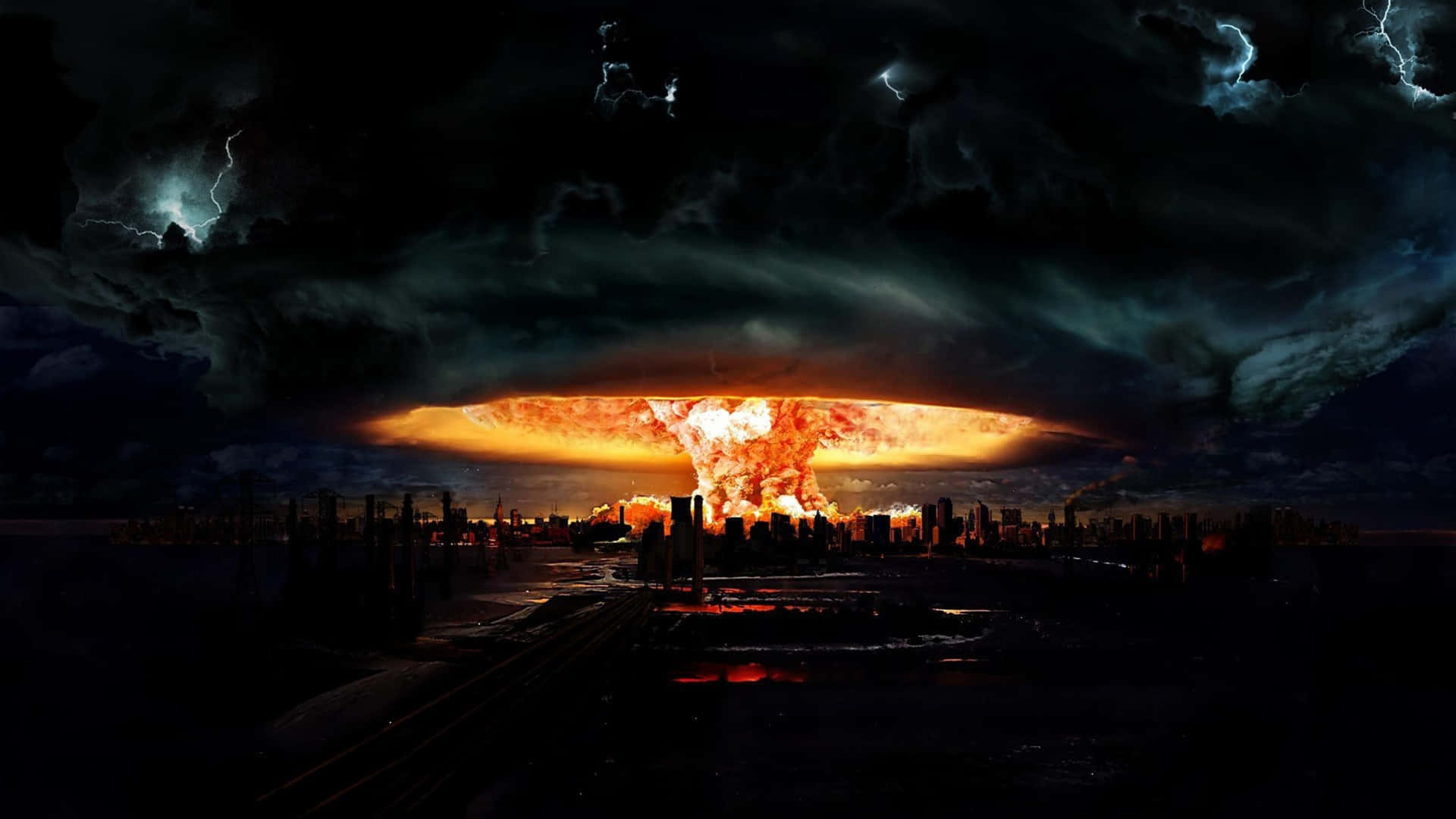 Apocalyptic_ Nuclear_ Explosion_ Cityscape Wallpaper