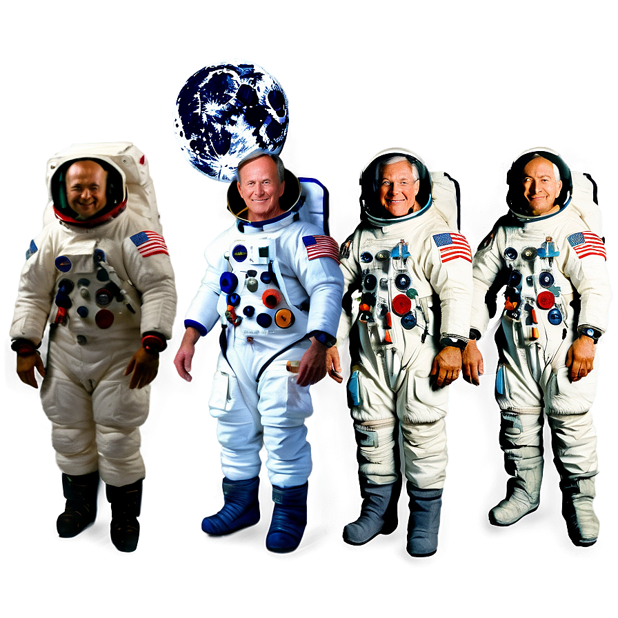 Apollo 11 Astronauts Png 06242024 PNG