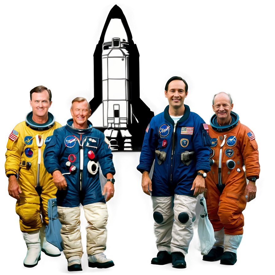 Apollo 11 Crew Png 2 PNG