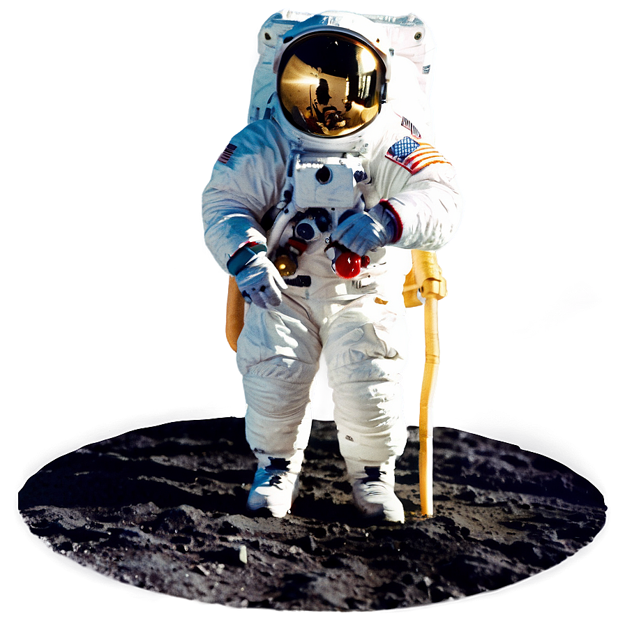 Apollo 11 First Step Png 06242024 PNG