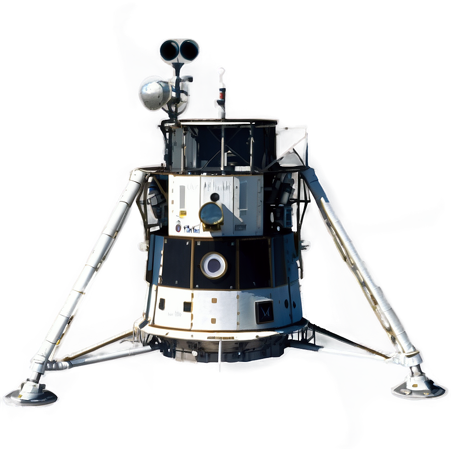 Apollo 11 Lunar Landing Png 06242024 PNG