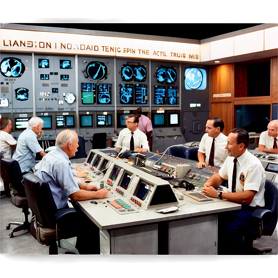 Apollo 11 Mission Control Png 06242024 PNG