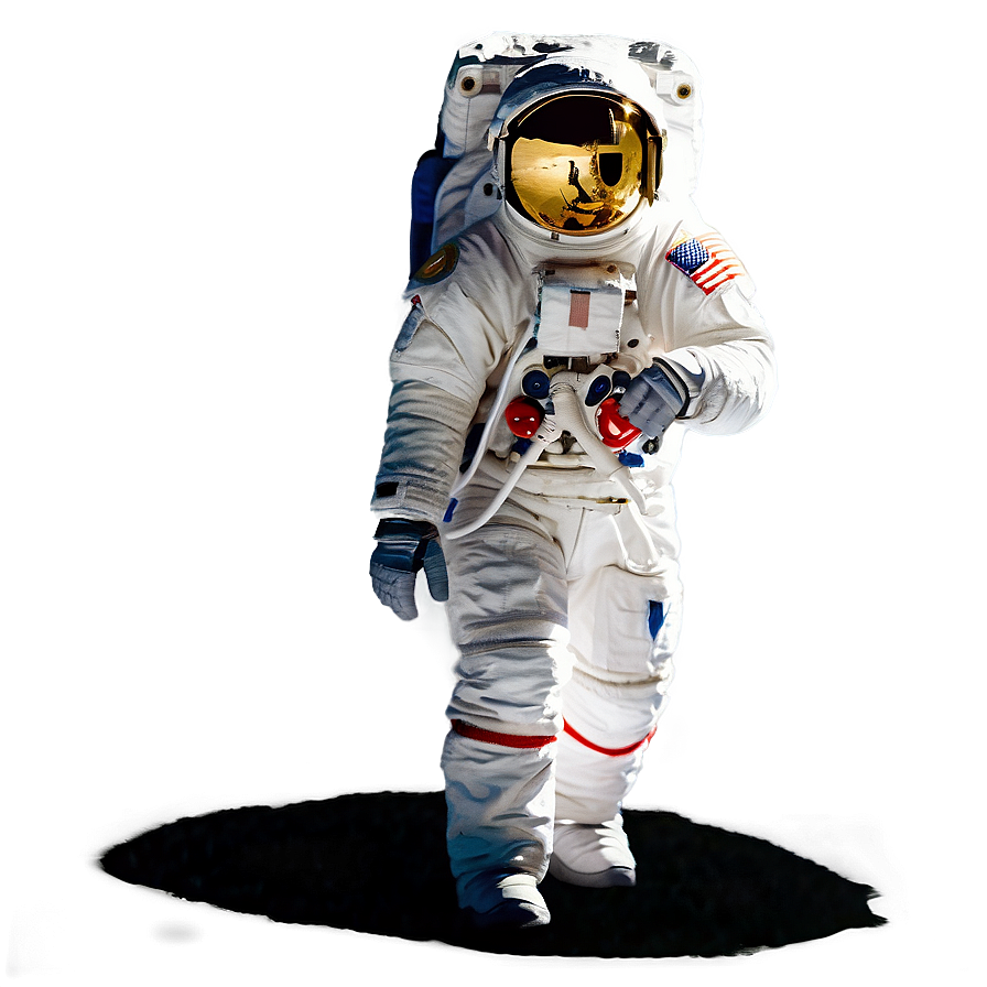 Apollo 11 Moonwalk Png 06242024 PNG