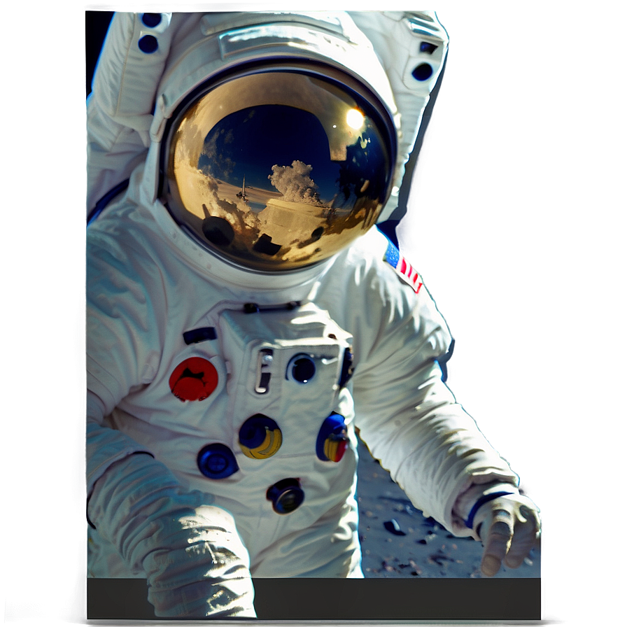 Apollo 11 Moonwalk Png 06242024 PNG