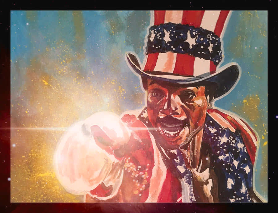 Apollo Creed Patriotic Boxing Outfit Wallpaper