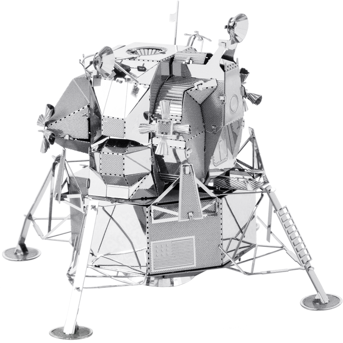 Apollo Lunar Module Blackand White PNG