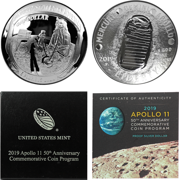 Apollo1150th Anniversary Commemorative Coin PNG