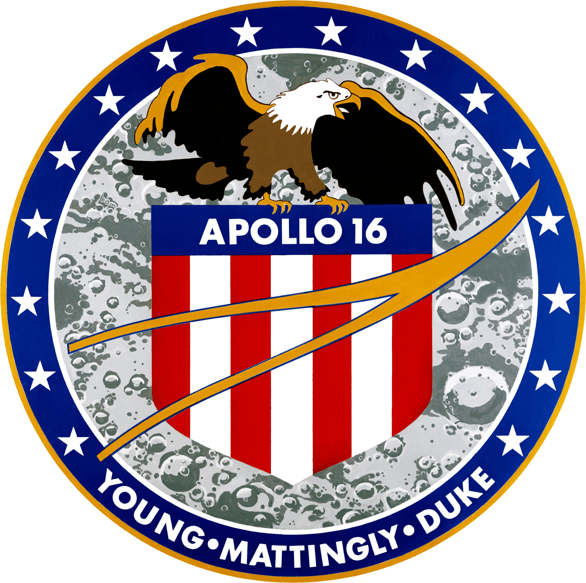 Apollo16 Mission Patch PNG